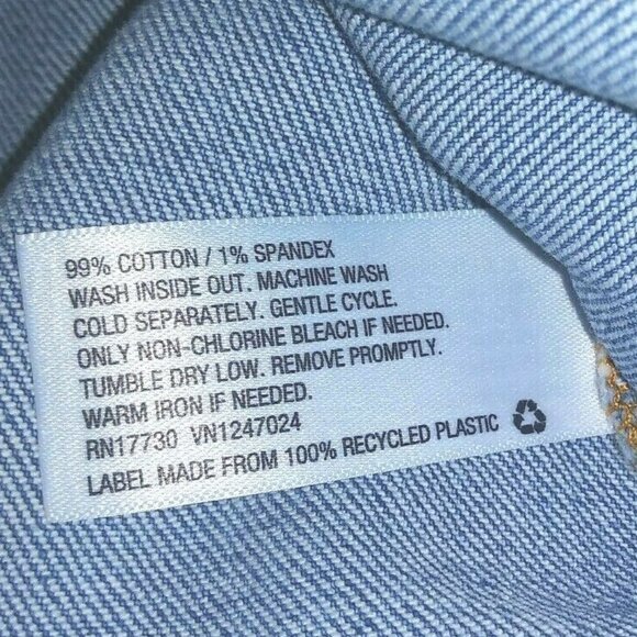 NWOT Wild Fable Denim mini dress overall Y2K style - Picture 12 of 12